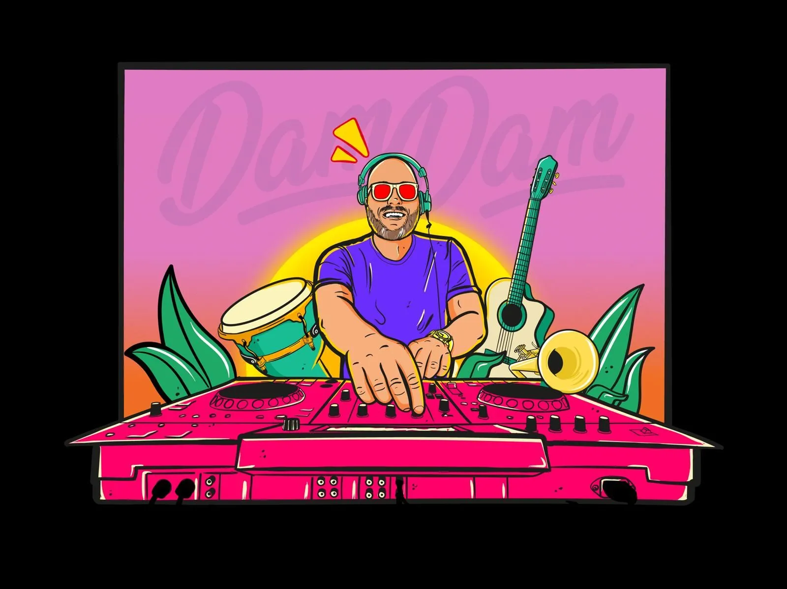 Boat Party Dam Dam Percussionist/dj